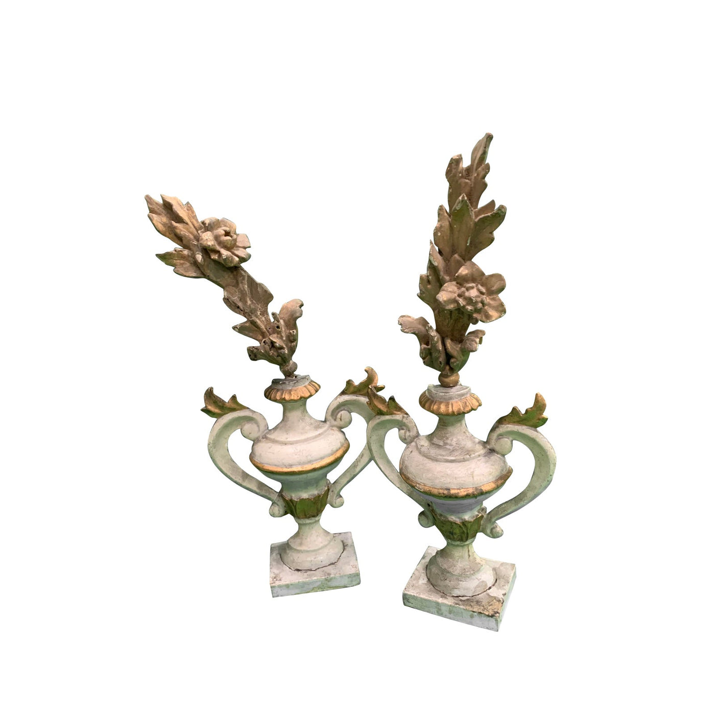 18th Century Tuscan Urn Fragments- A Pair