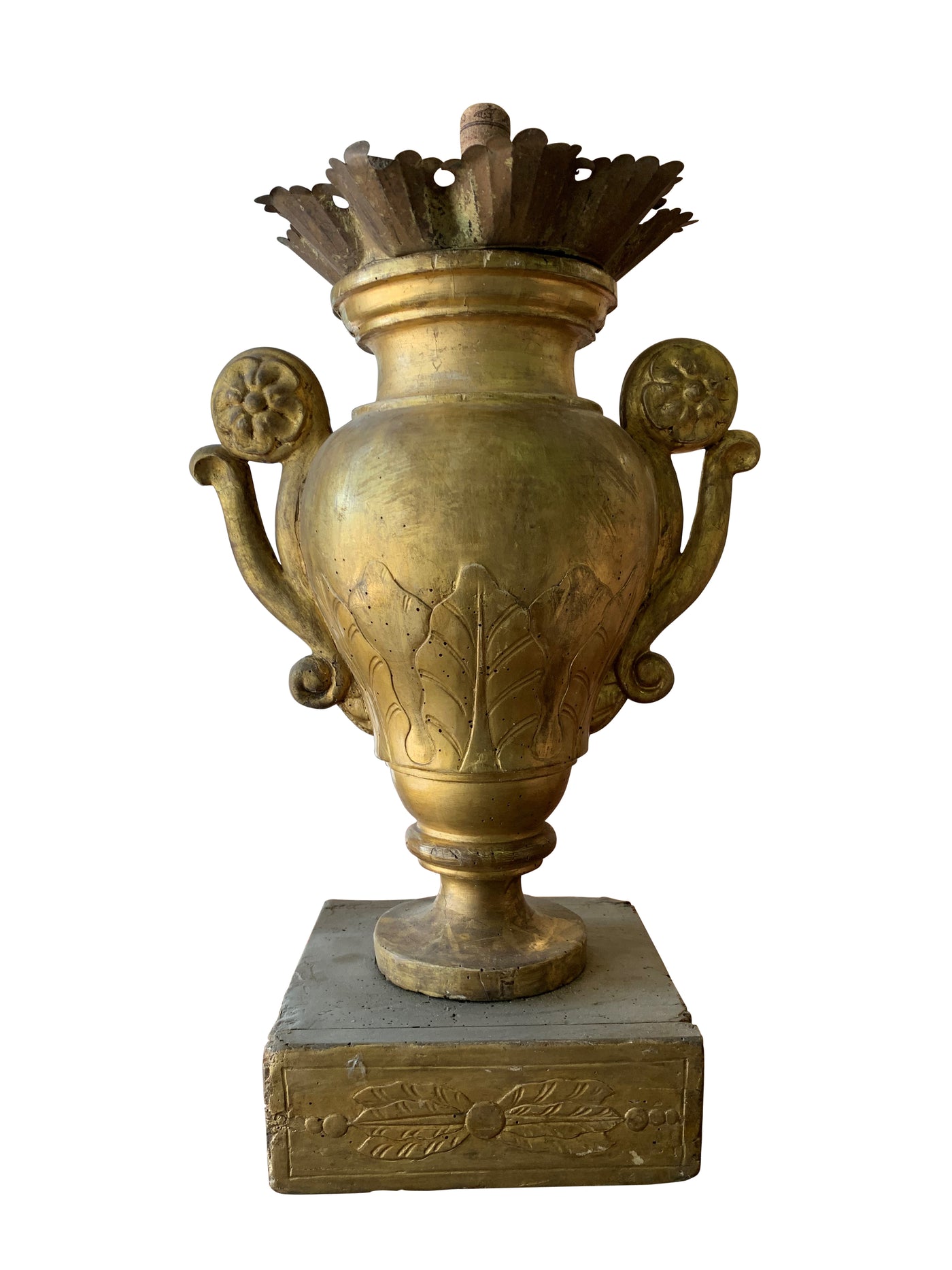 18th Century Tuscan Urn and Candlestick