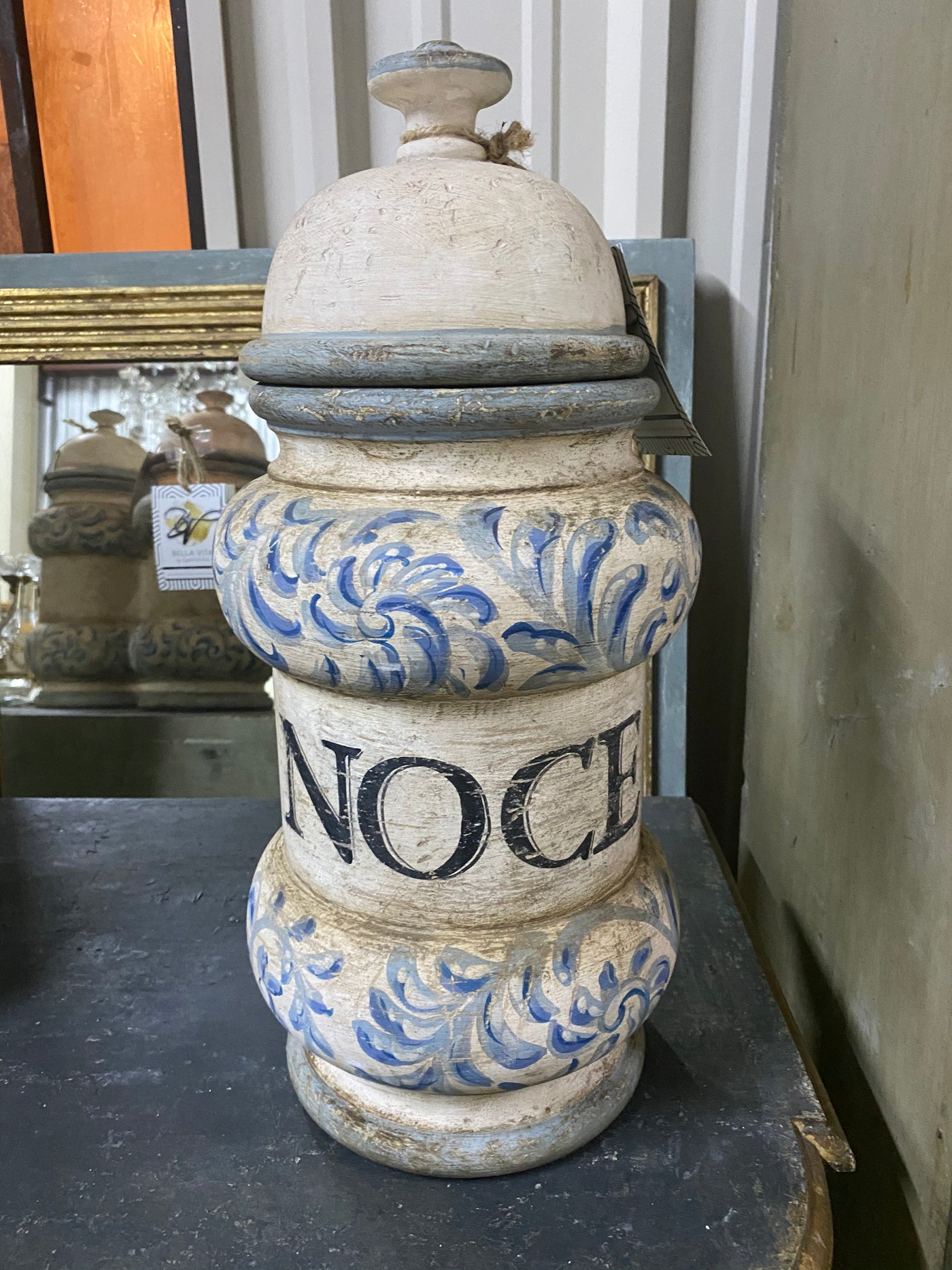 Painted “Noce” Jar