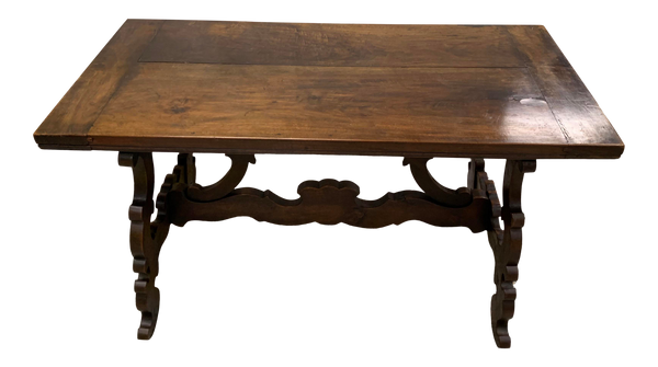 19th Century Louis XV Styled Walnut Fratino Table