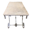 French Pastry Table with Marble top